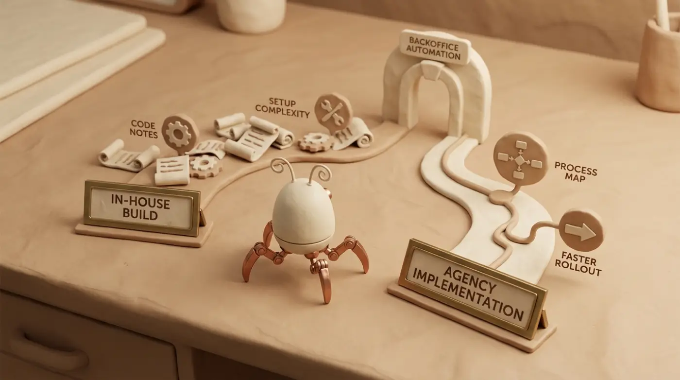 Backoffice-Automatisierung: Agentur beauftragen oder selbst bauen